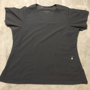 Vera Bradley- large- Pewter gray scrubs